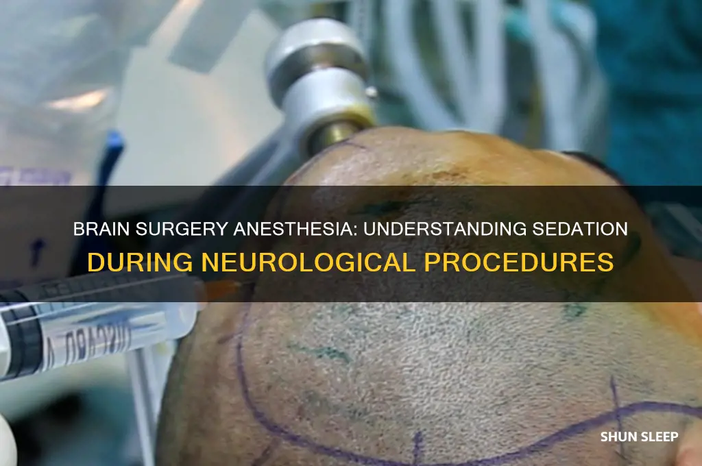 do you get put to sleep for brain surgery