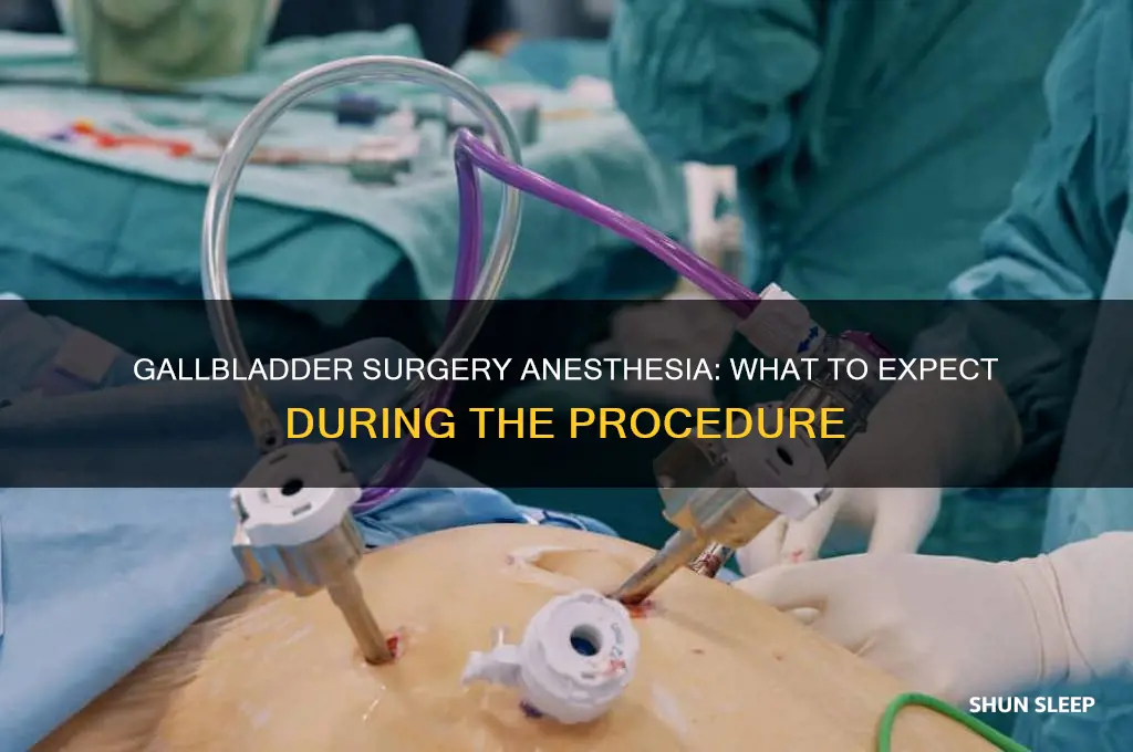 do you get put to sleep for gallbladder surgery