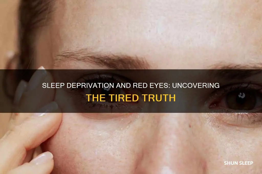 do you get red eyes from lack of sleep