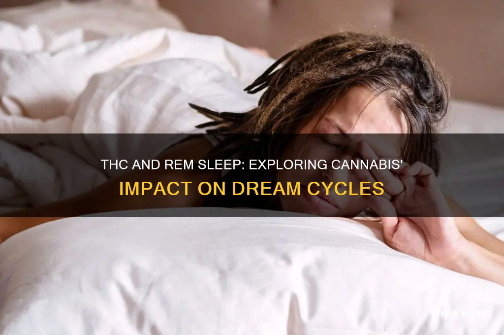 do you get rem sleep with thc