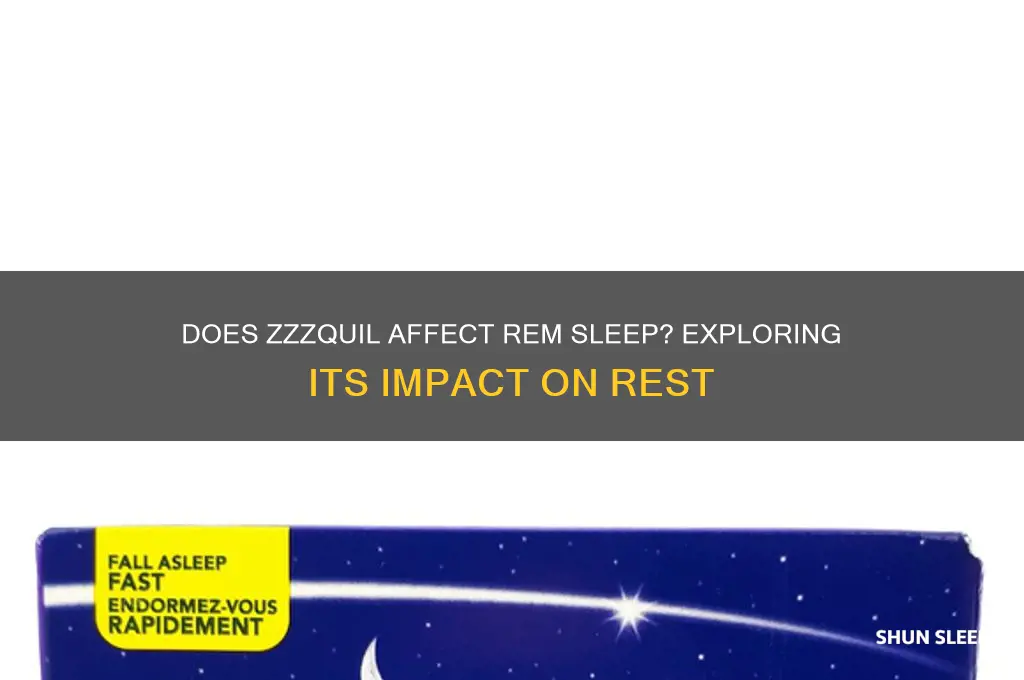 do you get rem sleep with zzzquil