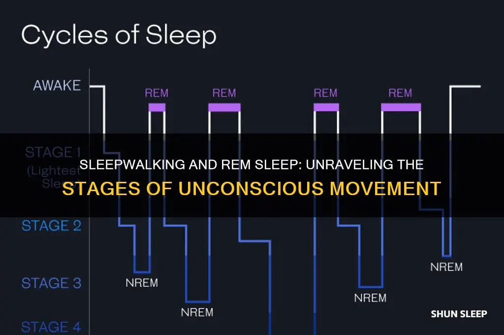 do you get rem when sleep walking sleep stage