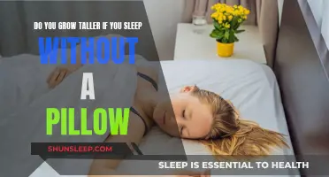 Does Sleeping Without a Pillow Make You Taller?