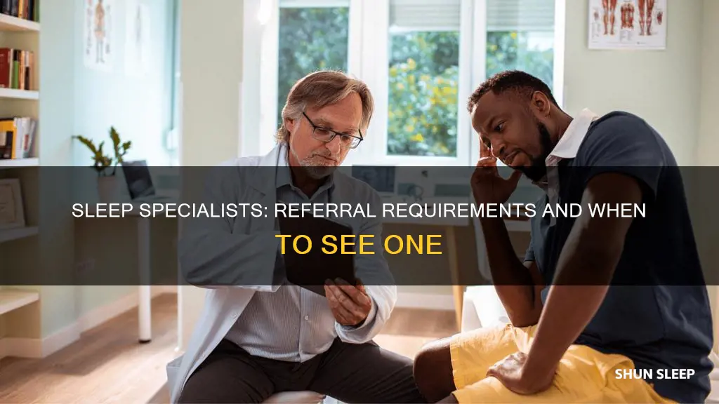 do you need a referral to see a sleep specialist