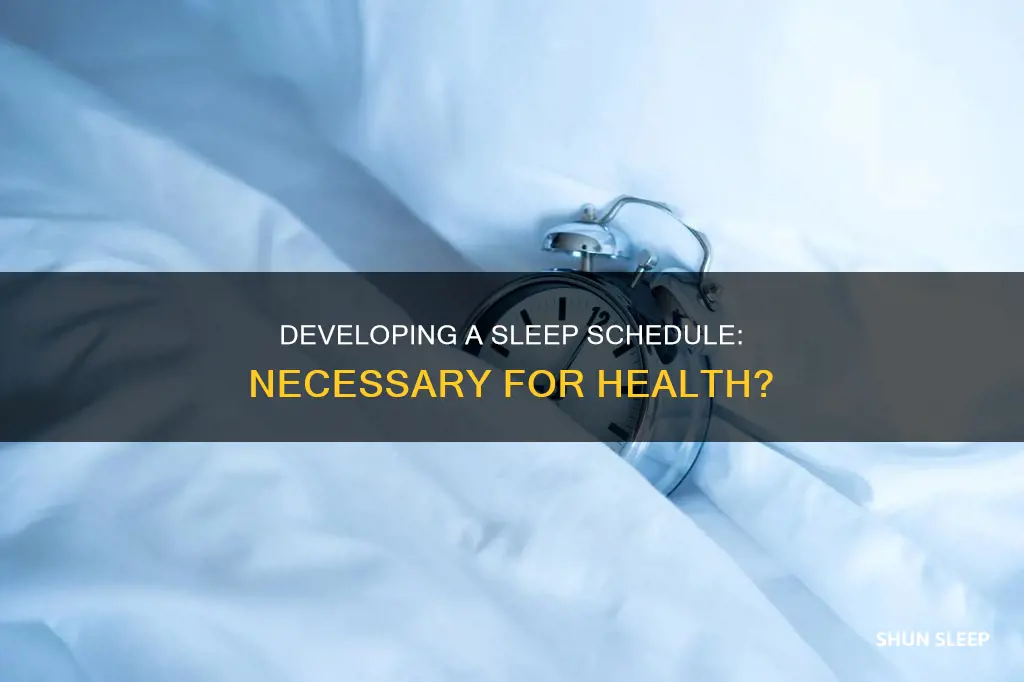 do you need a sleep schedule