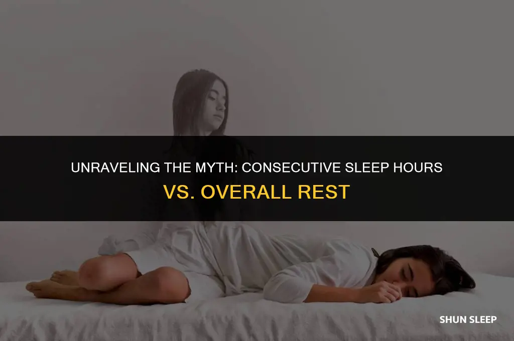 do you need consecutive hours of sleep