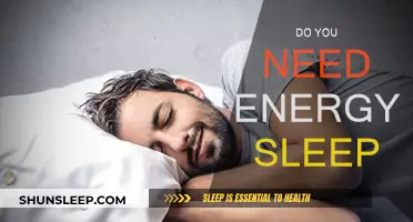 Energy and Sleep: What's the Connection?