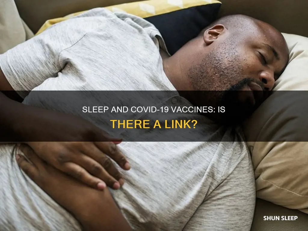 do you need enough sleep before covid vaccine