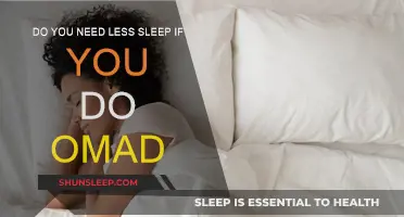 Omad and Sleep: Less Really Is More