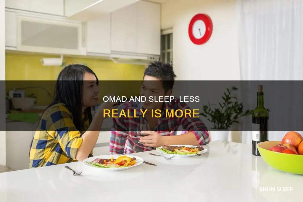 do you need less sleep if you do omad