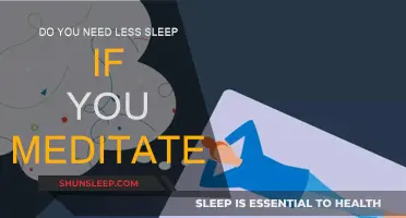 Meditation and Sleep: Less Time, More Rest?
