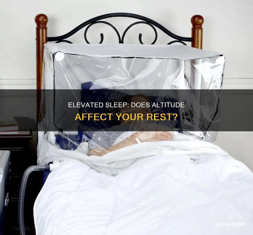 do you need more sleep at higher elevation