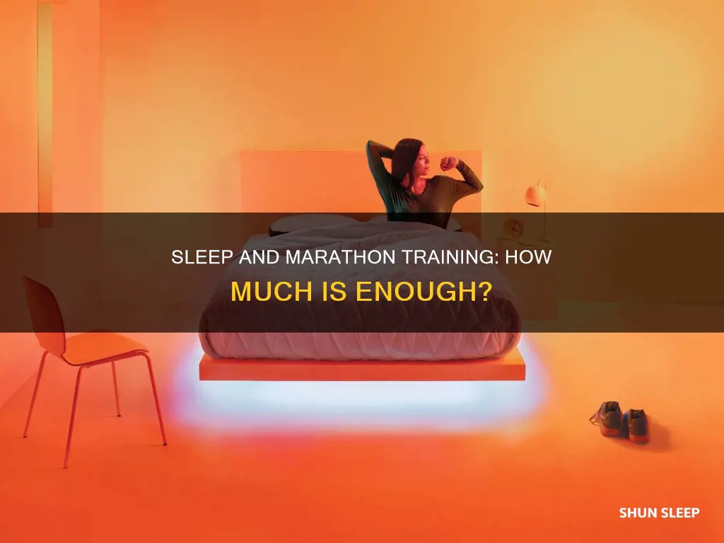 do you need more sleep when training for a marathon
