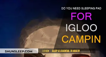 Igloo Camping: Sleeping Pad, Essential or Excess Baggage?