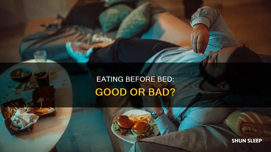 do you need to eat before sleeping