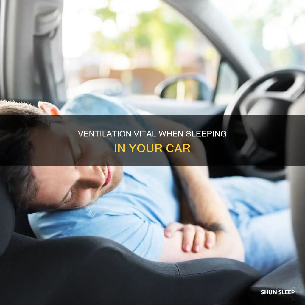 do you need to open window when sleeping in car
