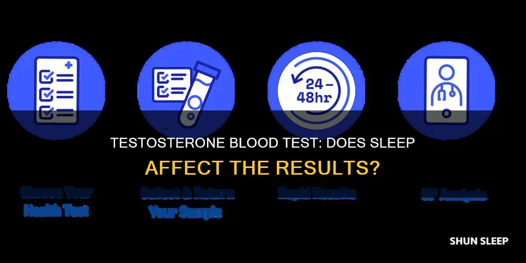 do you need to sleep before a testosterone blood test