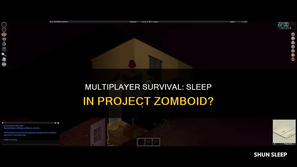 do you need to sleep in project zomboid multiplayer
