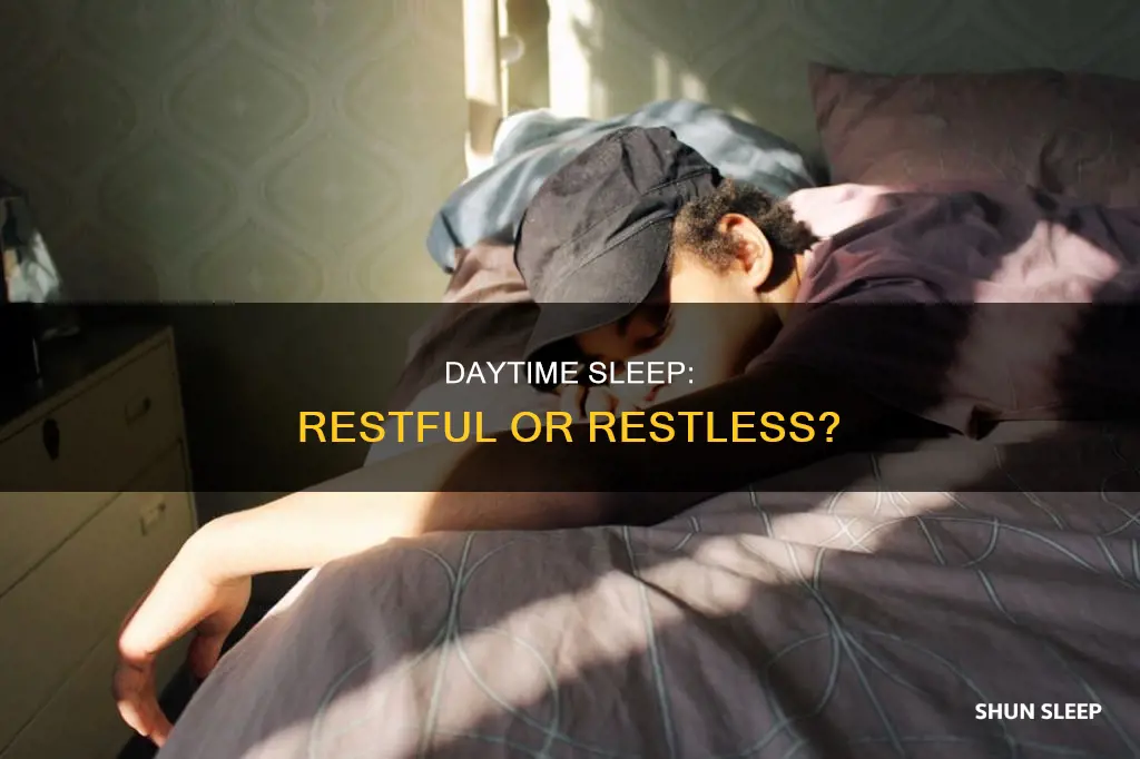 do you rest while sleeping during the day