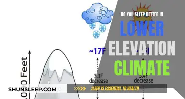 Sleep Better: Elevation vs Climate