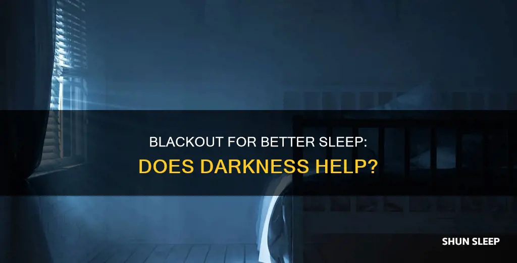 do you sleep better in pitch black