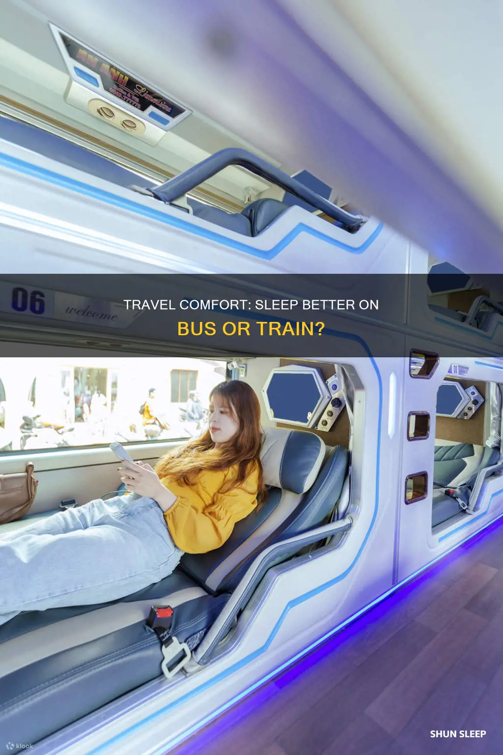 do you sleep better on bus or train