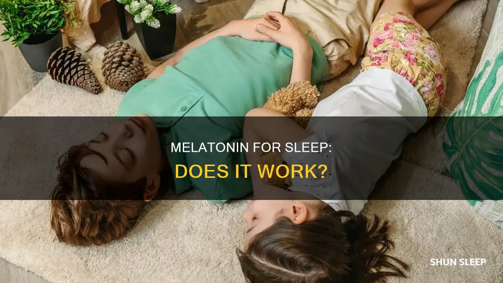 do you sleep better with melatonin