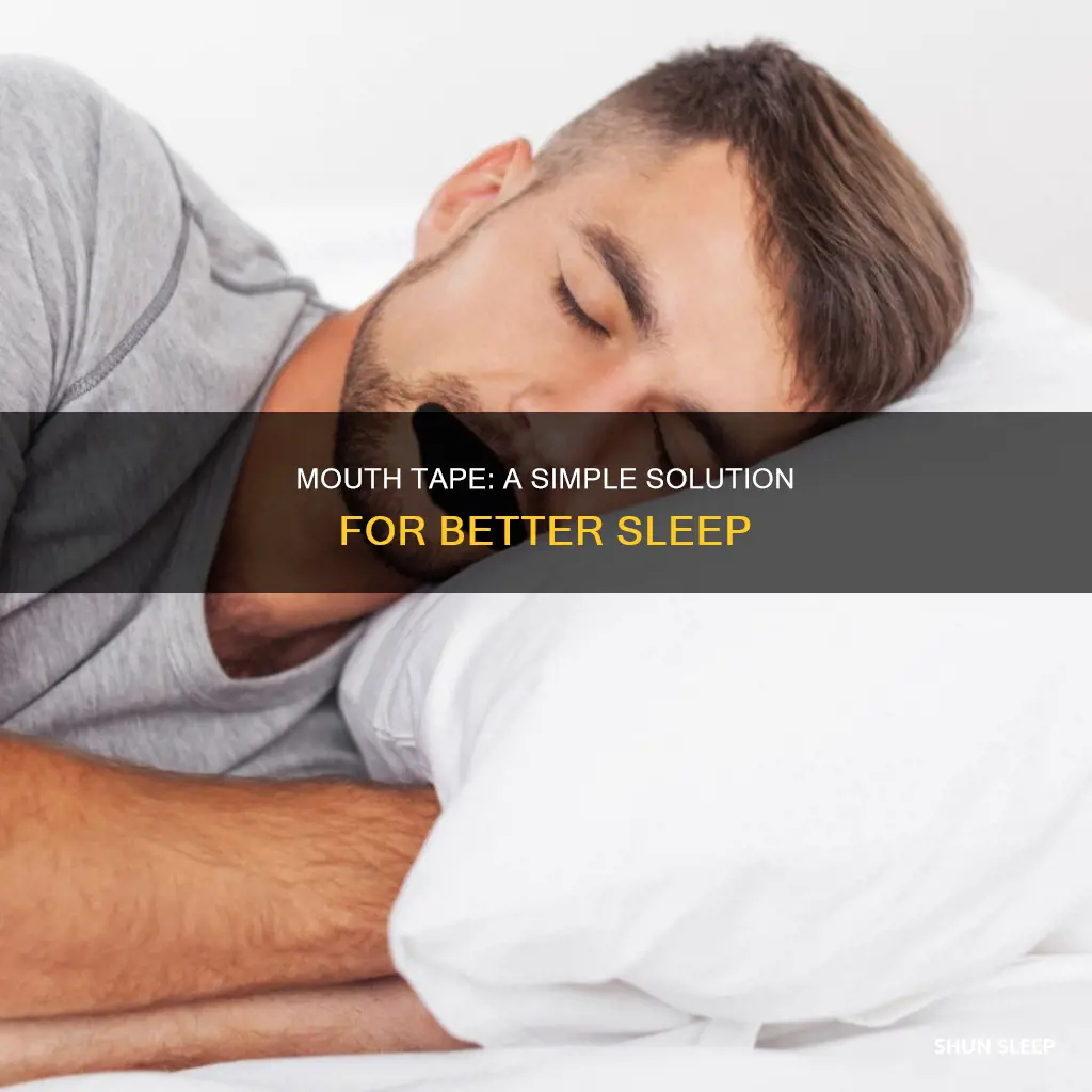 do you sleep better with mouth tape