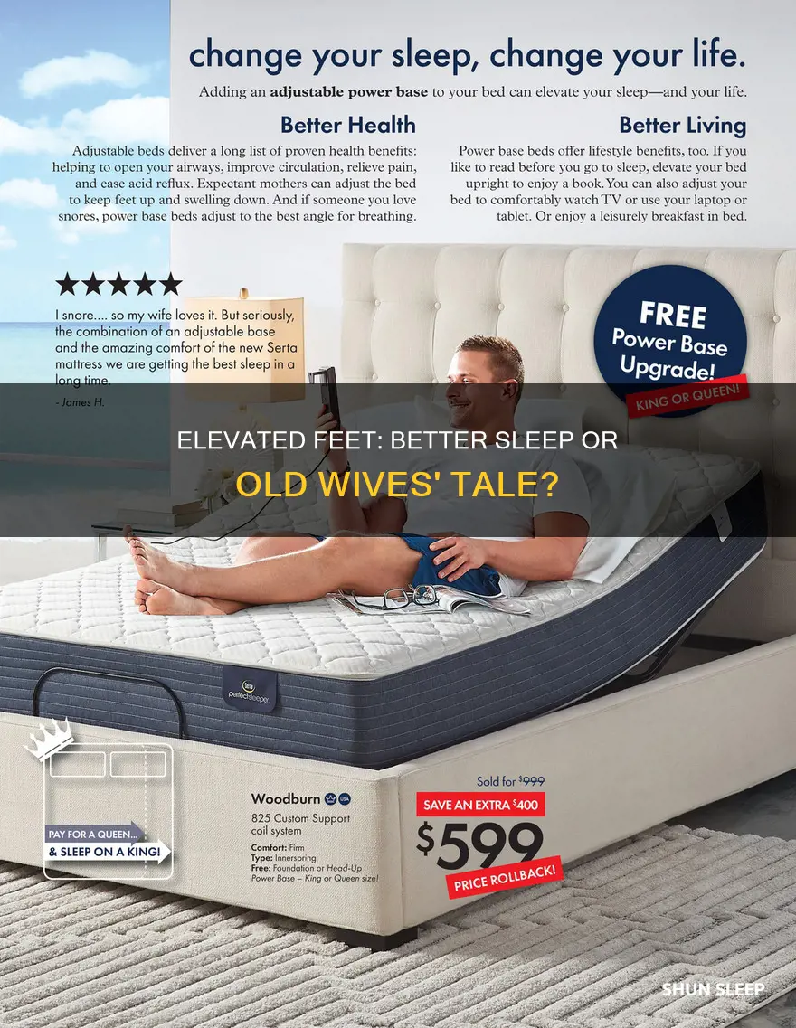 do you sleep better with your feet elevated