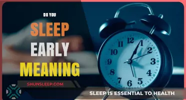 Early Sleep: What Does It Mean?