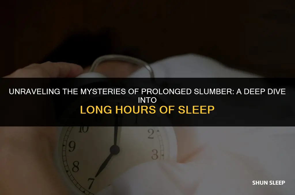 do you sleep long hours