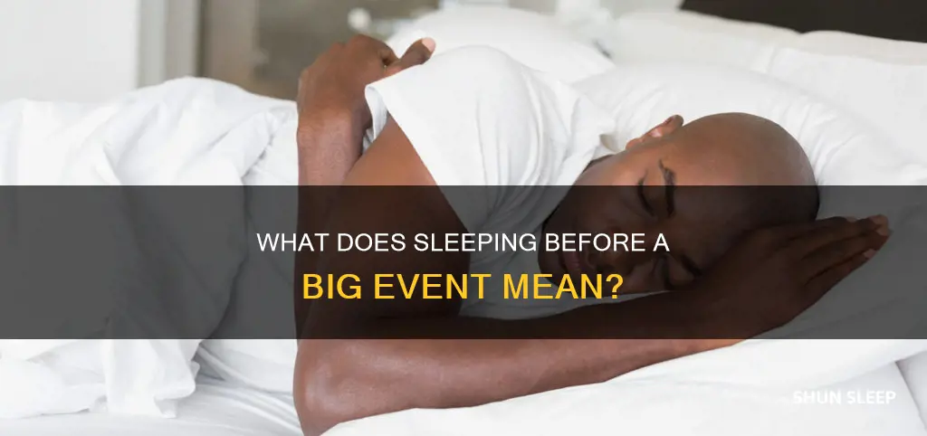 do you think we will sleep bf said means