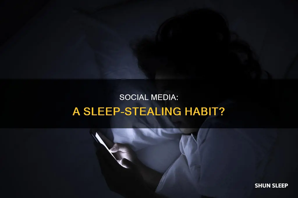 do you use social media before you sleep