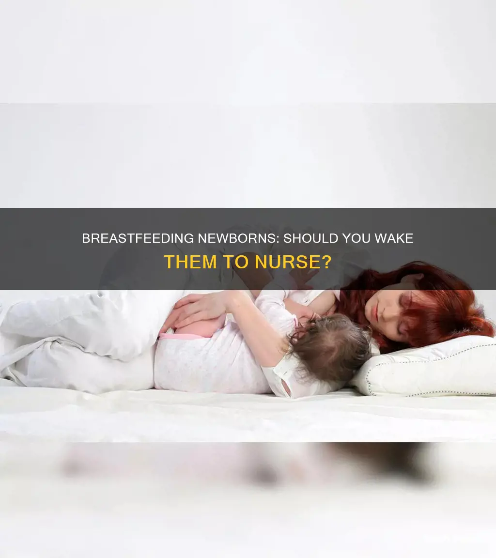 do ypu have to qake sleeping newborn to nurse