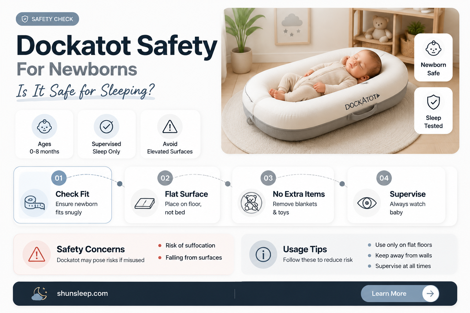 can a newborn sleep in a dockatot