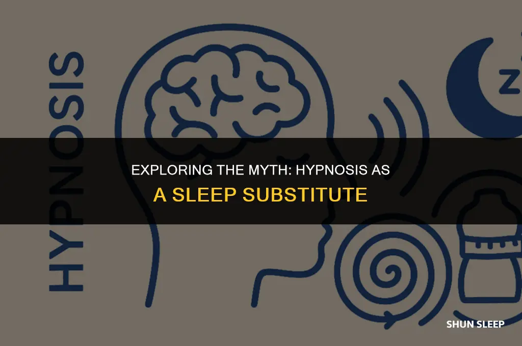 does 1 hour of hypnotism equal 8 hiurs of sleep