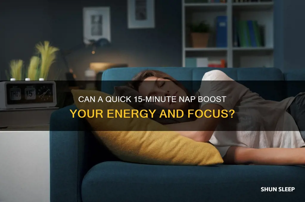 does 15 minutes of sleep help