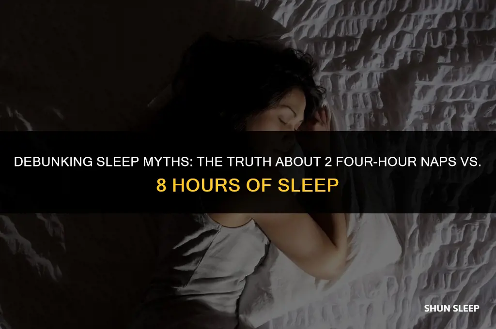 does 2 4 hour sleeps equal an full 8 hours