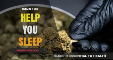 Can 20:1 CBD Ratio Improve Your Sleep Quality Effectively?