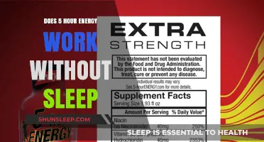 Unlocking Energy: Does 5-Hour Energy Work Without Sleep?