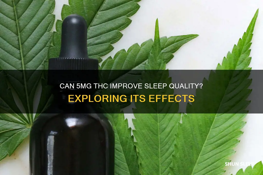 does 5mg of thc help you sleep