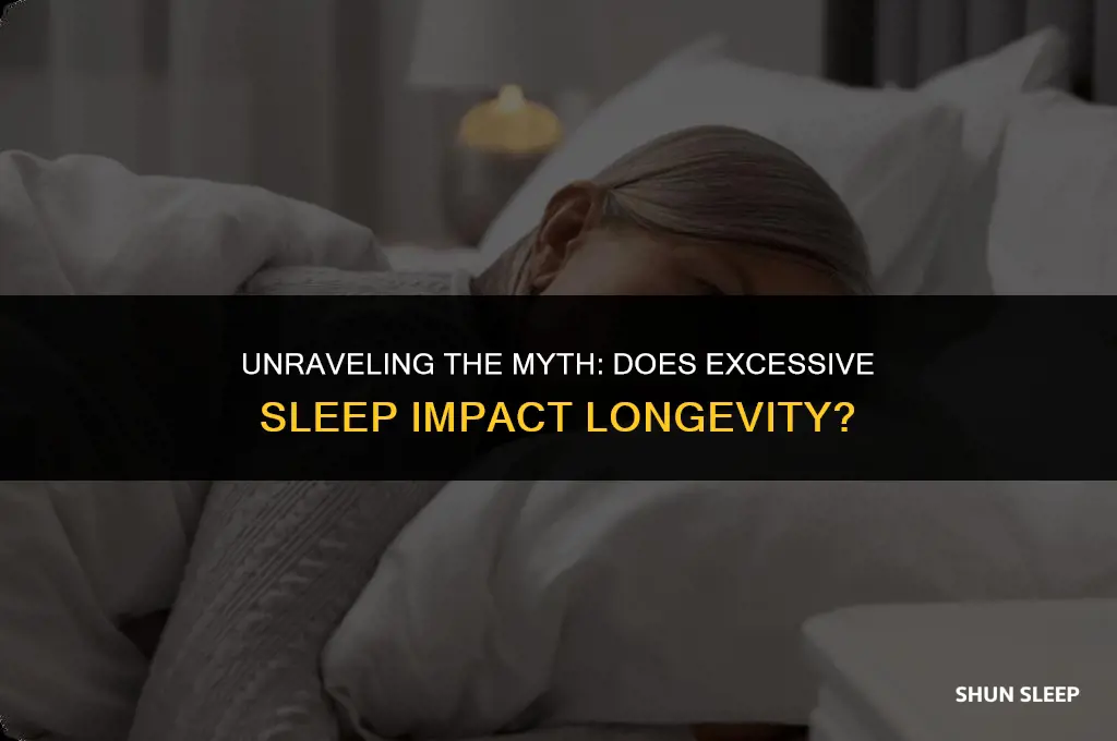 does 9 hours of sleeping shorten your life