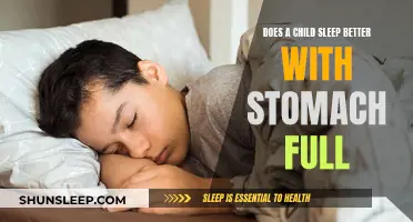 Full Stomachs, Better Sleep for Children