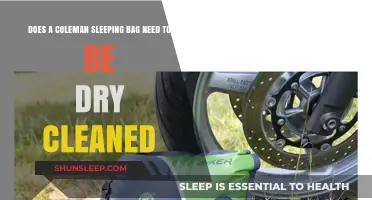 Coleman Sleeping Bag Care: Dry Cleaning Necessary?