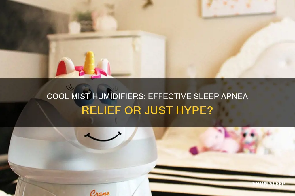 does a cool mist humidifier help with sleep apnea