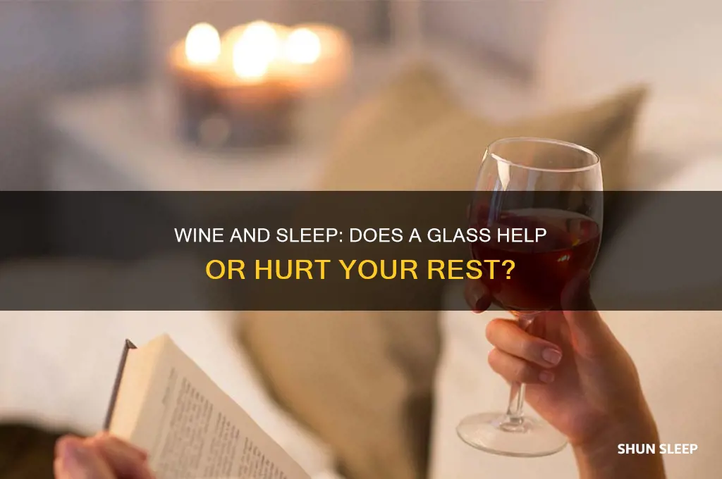 does a glasf of wine help or hurt sleep
