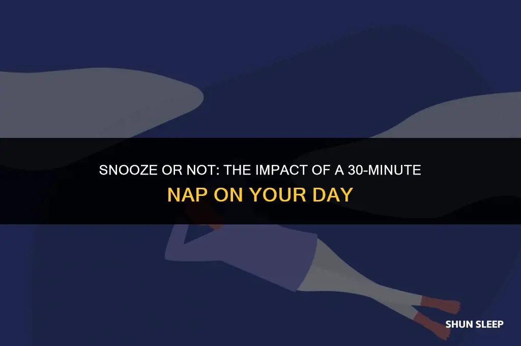 does a half hour of sleep make a difference