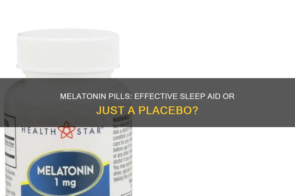 does a melatomia pill help sleep