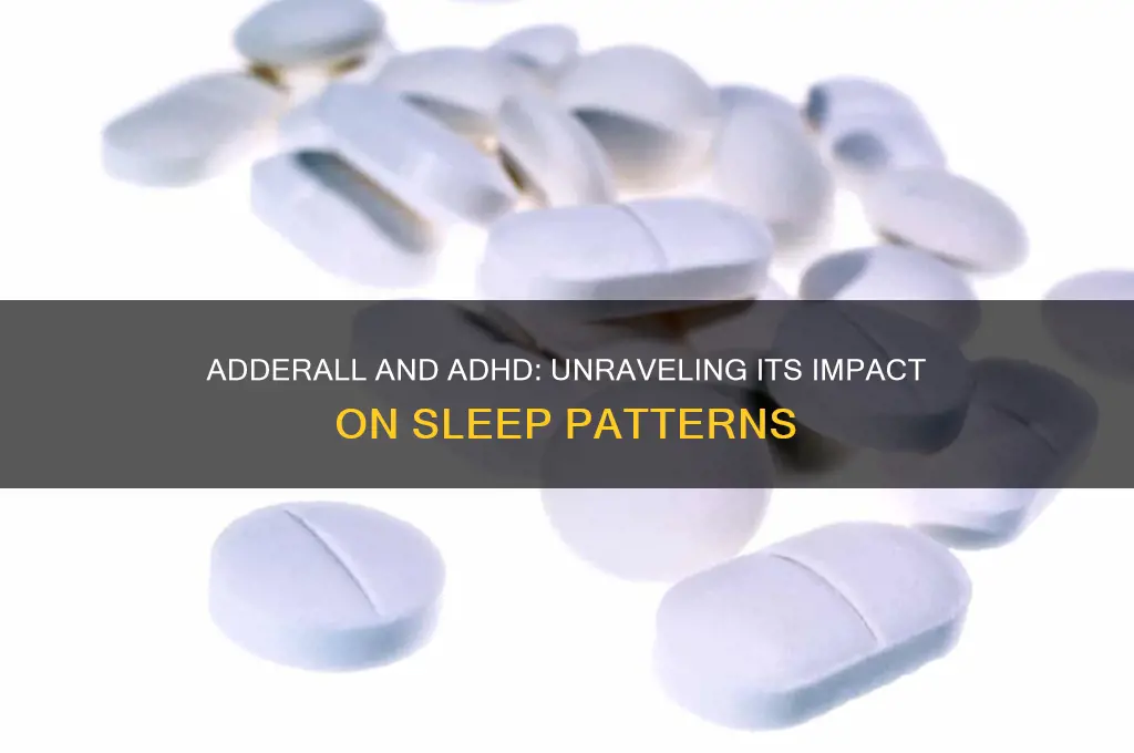 does adderall help people with adhd sleep