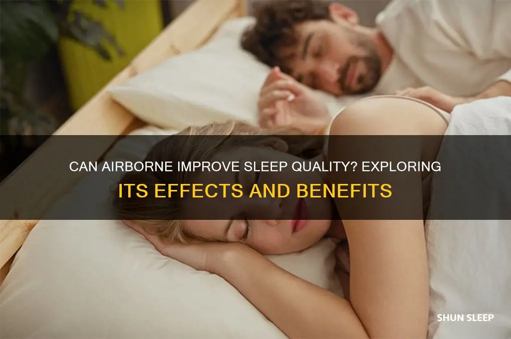 does airborne help with sleep